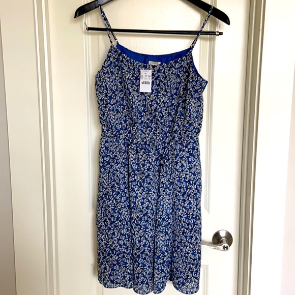 JCrew Blue summer dress - Picture 1 of 4